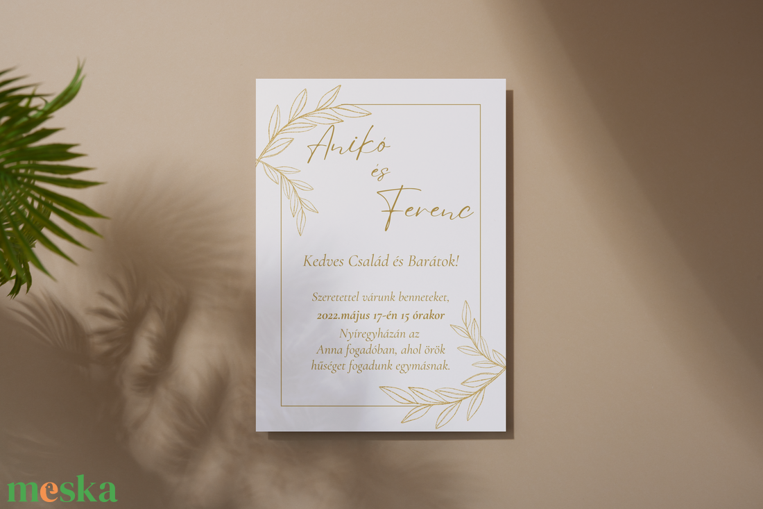 Elegáns esküvői meghívó - esküvő - meghívó & kártya - meghívó - Meska.hu Elegáns esküvői meghívó - esküvő - meghívó & kártya - meghívó - Meska.hu