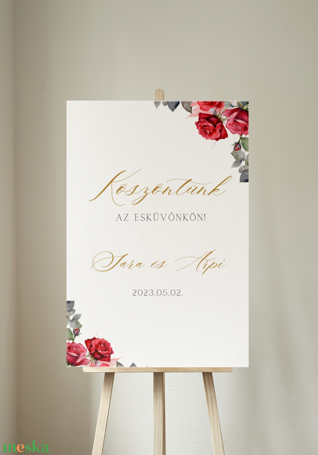 Piros rózsás köszöntő és ülésrend tábla - esküvő - dekoráció - tábla & jelzés - Meska.hu Piros rózsás köszöntő és ülésrend tábla - esküvő - dekoráció - tábla & jelzés - Meska.hu