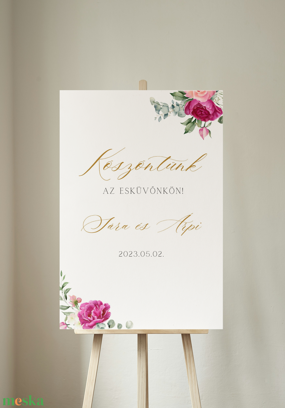 Rózsaszín rózsás köszöntő és ülésrend tábla - esküvő - dekoráció - tábla & jelzés - Meska.hu Rózsaszín rózsás köszöntő és ülésrend tábla - esküvő - dekoráció - tábla & jelzés - Meska.hu