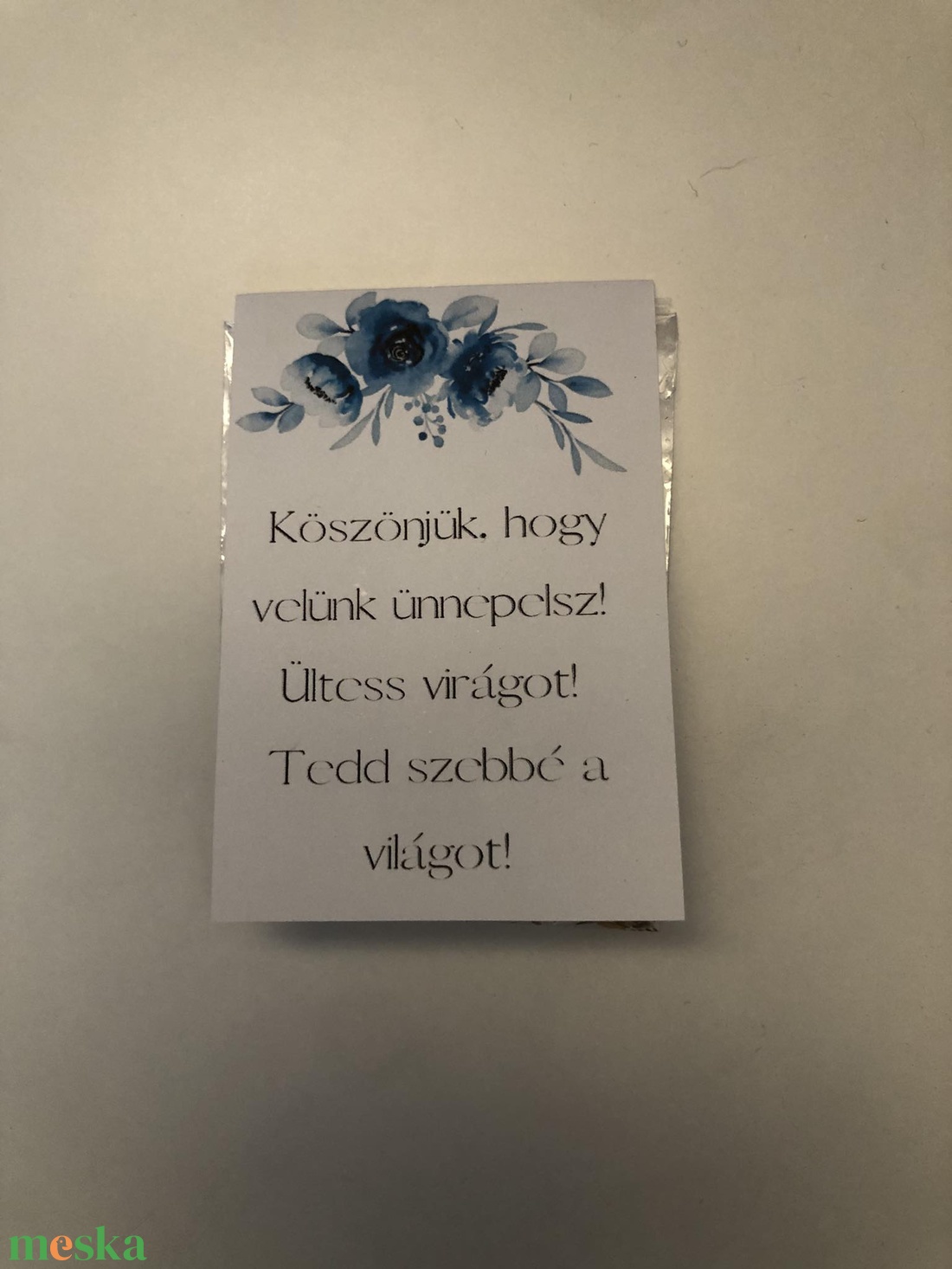 Esküvői köszönőajándék virágmag kék rózsa mintával - esküvő - emlék & ajándék - köszönőajándék - Meska.hu Esküvői köszönőajándék virágmag kék rózsa mintával - esküvő - emlék & ajándék - köszönőajándék - Meska.hu