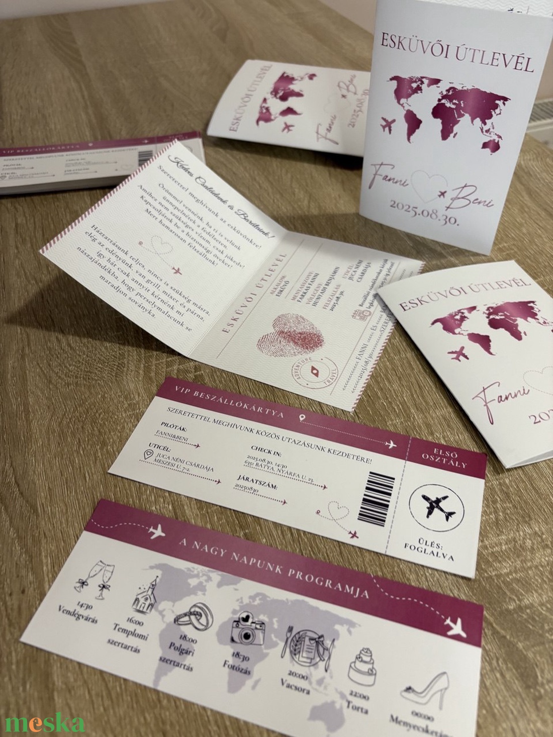 Útlevél beszállókártyával meghívó - esküvő - meghívó & kártya - meghívó - Meska.hu Útlevél beszállókártyával meghívó - esküvő - meghívó & kártya - meghívó - Meska.hu