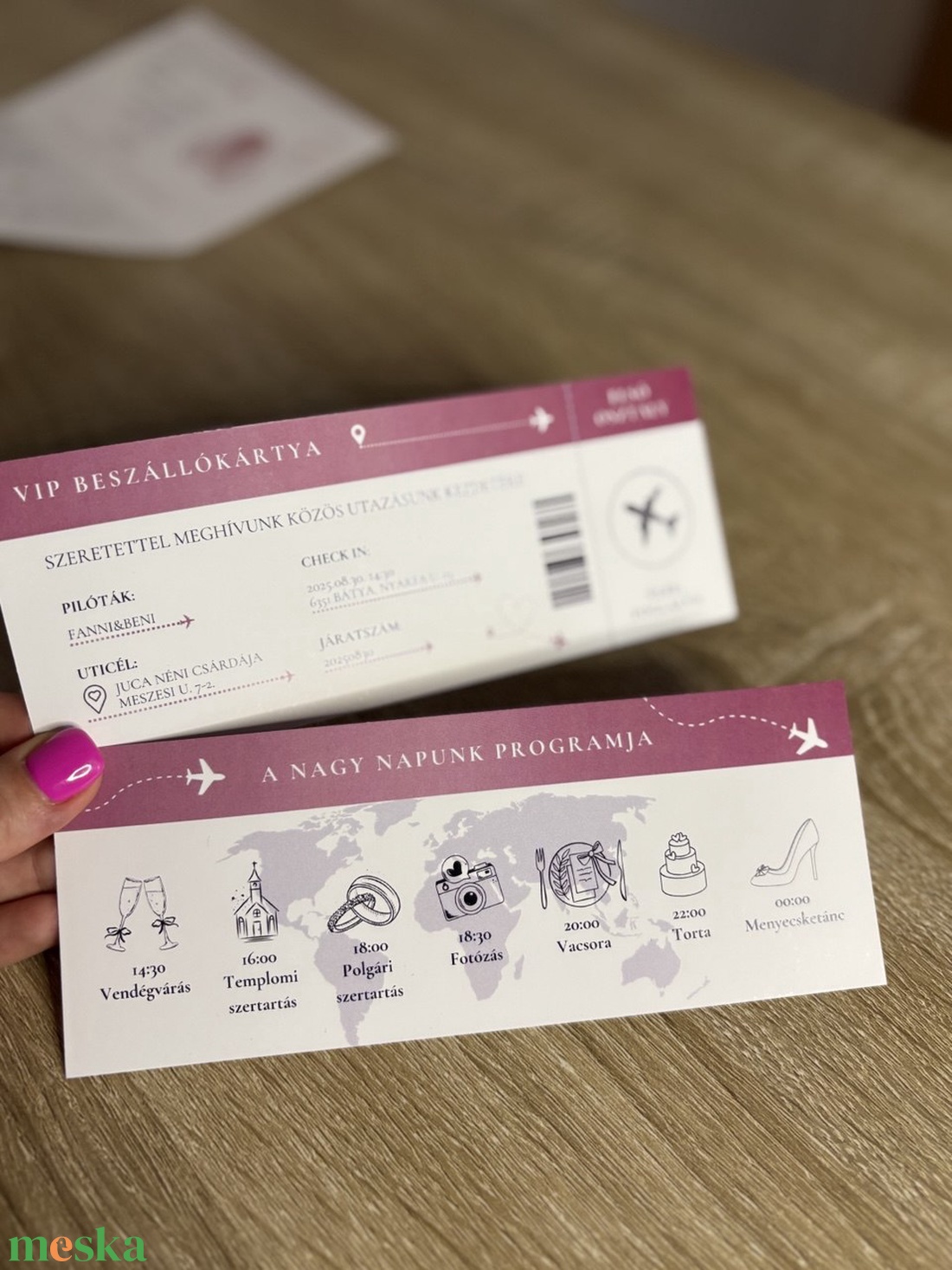 Útlevél beszállókártyával meghívó - esküvő - meghívó & kártya - meghívó - Meska.hu Útlevél beszállókártyával meghívó - esküvő - meghívó & kártya - meghívó - Meska.hu