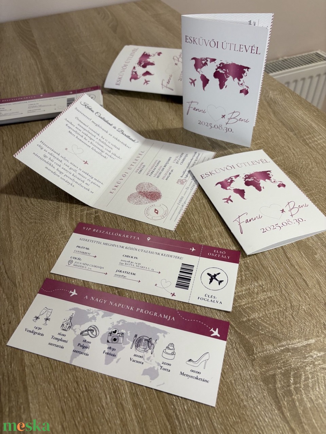 Útlevél beszállókártyával meghívó - esküvő - meghívó & kártya - meghívó - Meska.hu Útlevél beszállókártyával meghívó - esküvő - meghívó & kártya - meghívó - Meska.hu