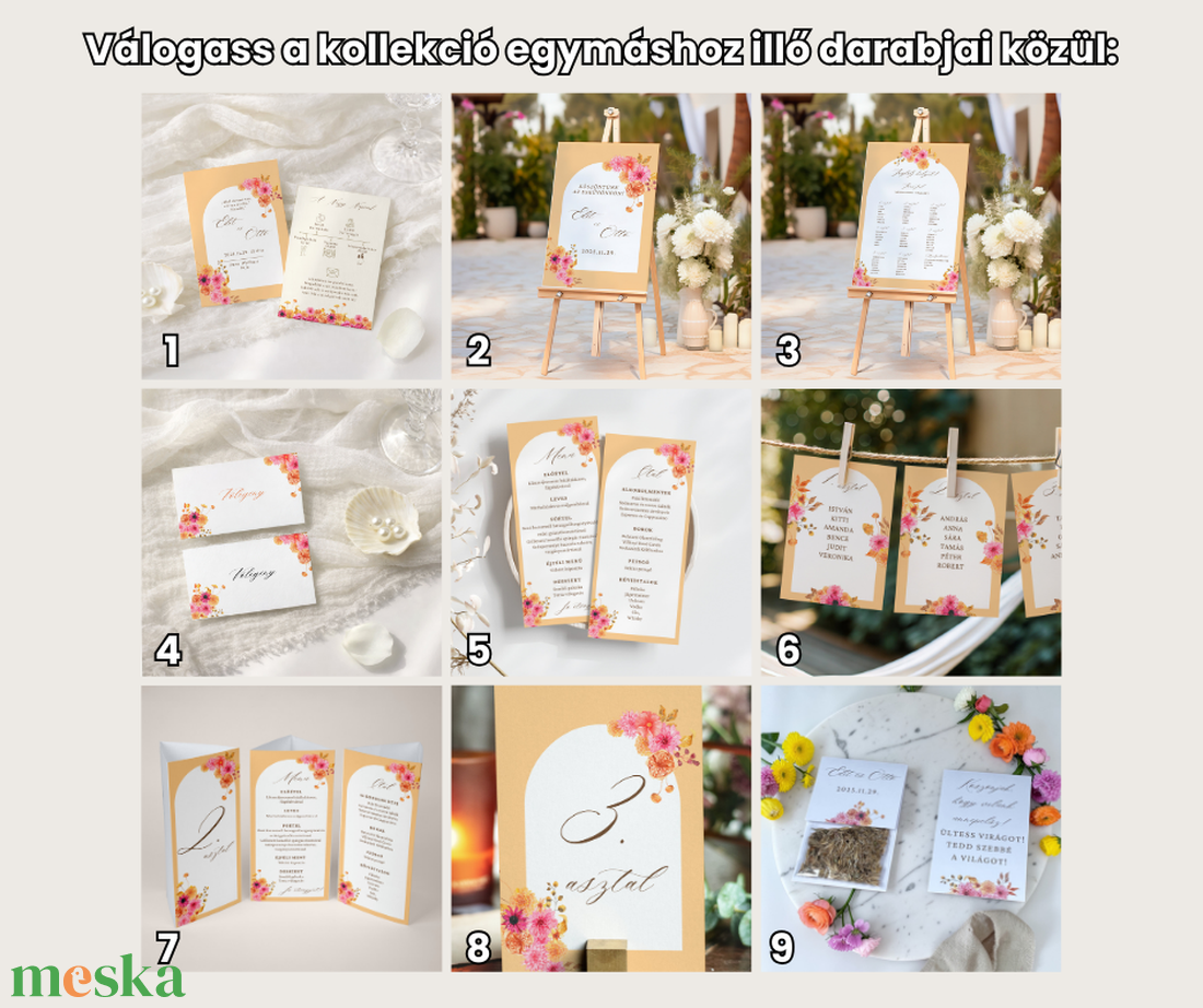 Esküvői köszönőajándék virágmag - Color Pop Flora - esküvő - emlék & ajándék - köszönőajándék - Meska.hu