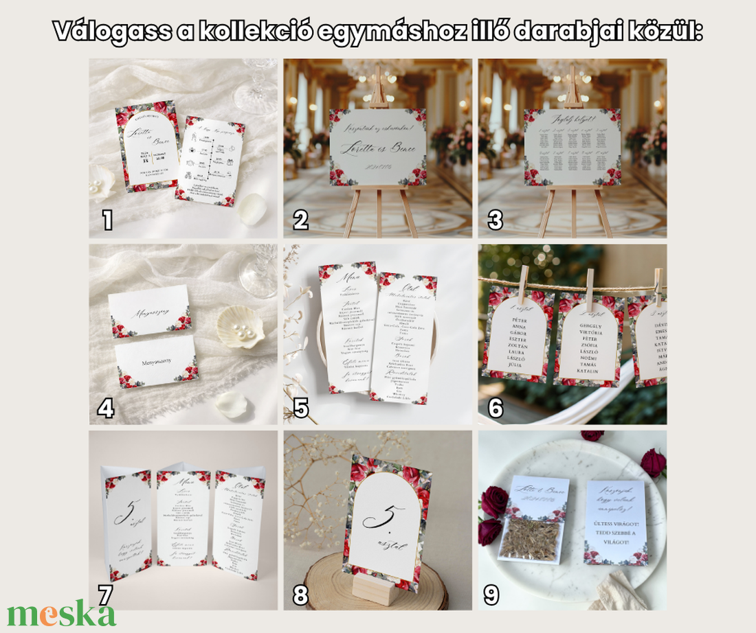 Esküvői köszönőajándék virágmag rózsa mintával- Essence - esküvő - emlék & ajándék - köszönőajándék - Meska.hu