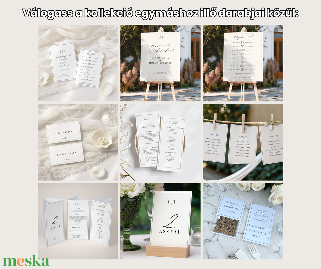 Esküvői tábla /köszöntőtábla/ültetésrend tábla/programtábla -Fekete luxus programtábla - esküvő - dekoráció - tábla & jelzés - Meska.hu