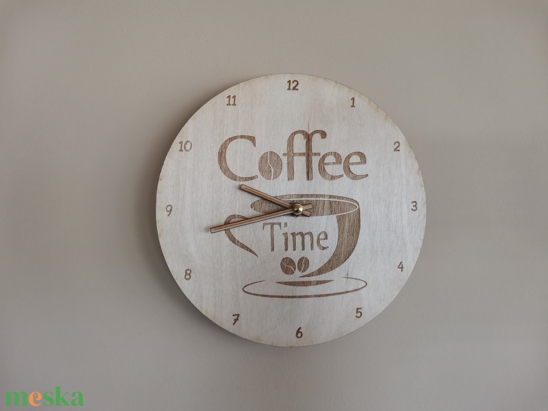Fa falióra - Coffee - otthon & életmód - dekoráció - fali és függő dekoráció - falióra & óra - Meska.hu Fa falióra - Coffee - otthon & életmód - dekoráció - fali és függő dekoráció - falióra & óra - Meska.hu