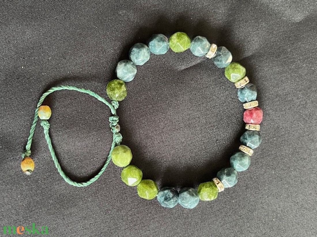 Karkötő ásványgyöngyből - ékszer - karkötő - gyöngyös karkötő - Meska.hu