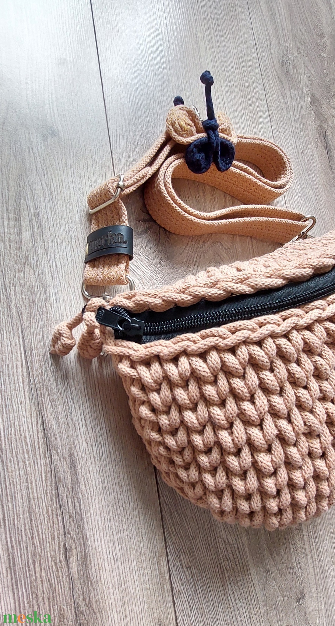 Mocca Mousse - Horgolt Övtáska  - táska & tok - övtáska - Meska.hu