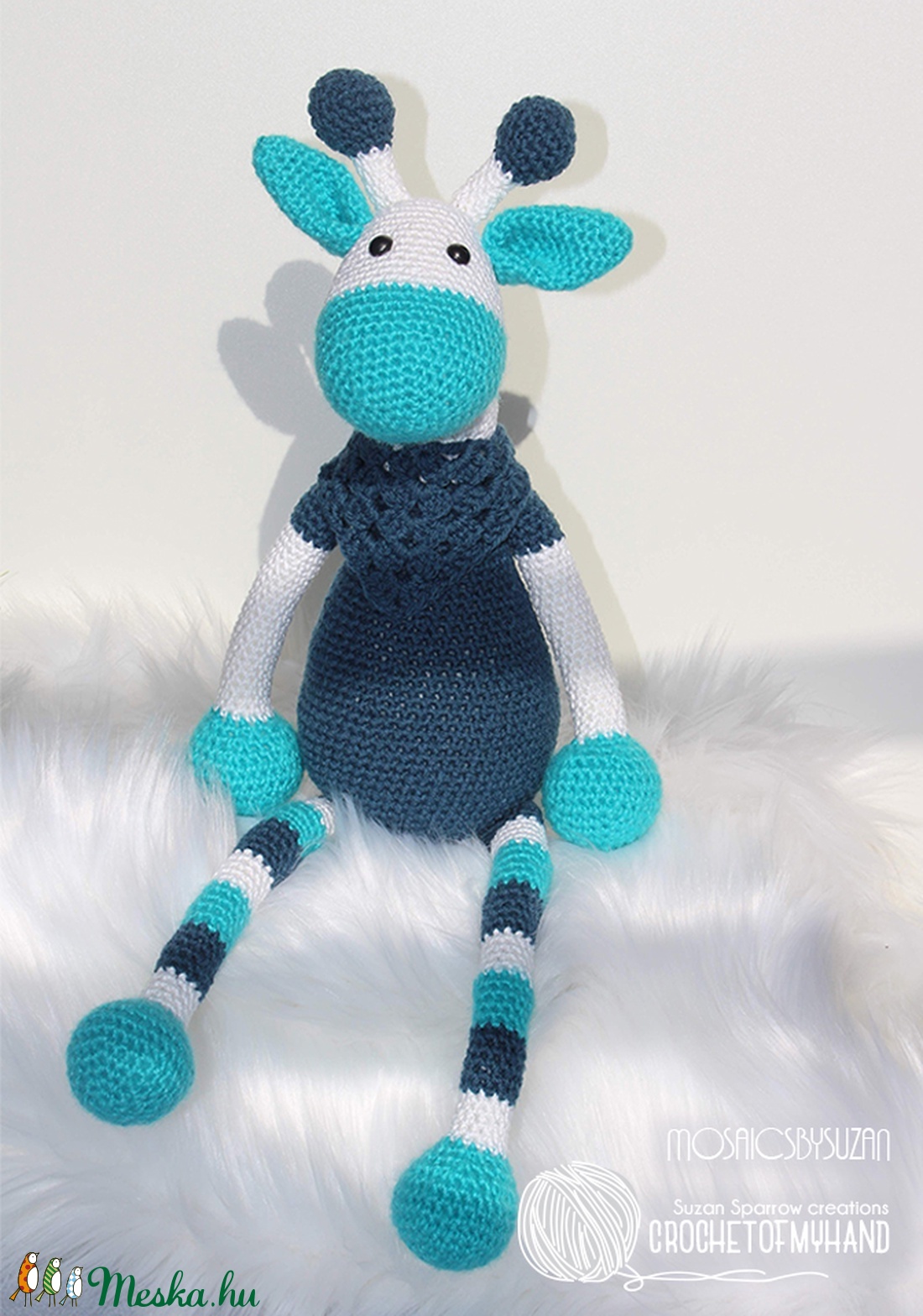Horgolt zsiráf amigurumi - Benjámin - - Meska.hu Horgolt zsiráf amigurumi - Benjámin - - Meska.hu