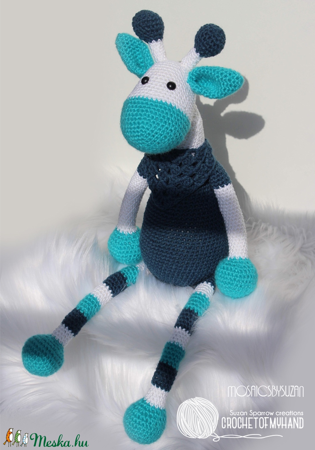 Horgolt zsiráf amigurumi - Benjámin - - Meska.hu Horgolt zsiráf amigurumi - Benjámin - - Meska.hu