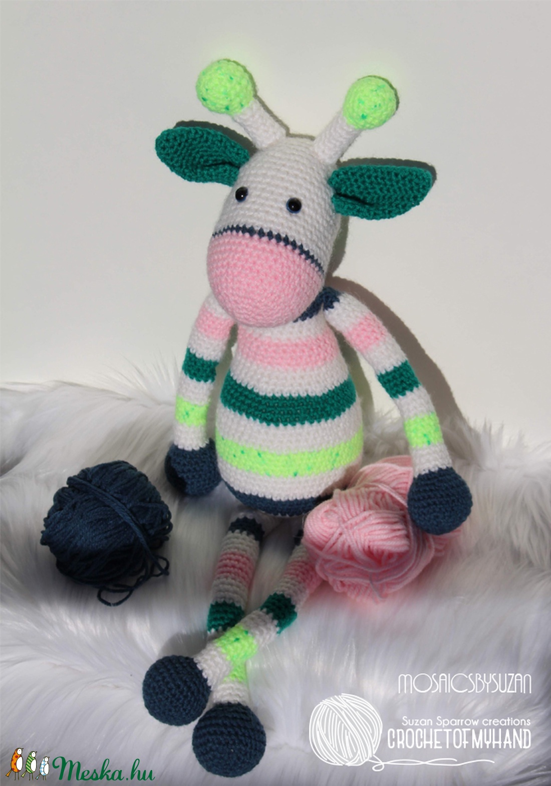 Horgolt zsiráf amigurumi - Rose - játék & sport - plüssállat & játékfigura - zsiráf - Meska.hu Horgolt zsiráf amigurumi - Rose - játék & sport - plüssállat & játékfigura - zsiráf - Meska.hu