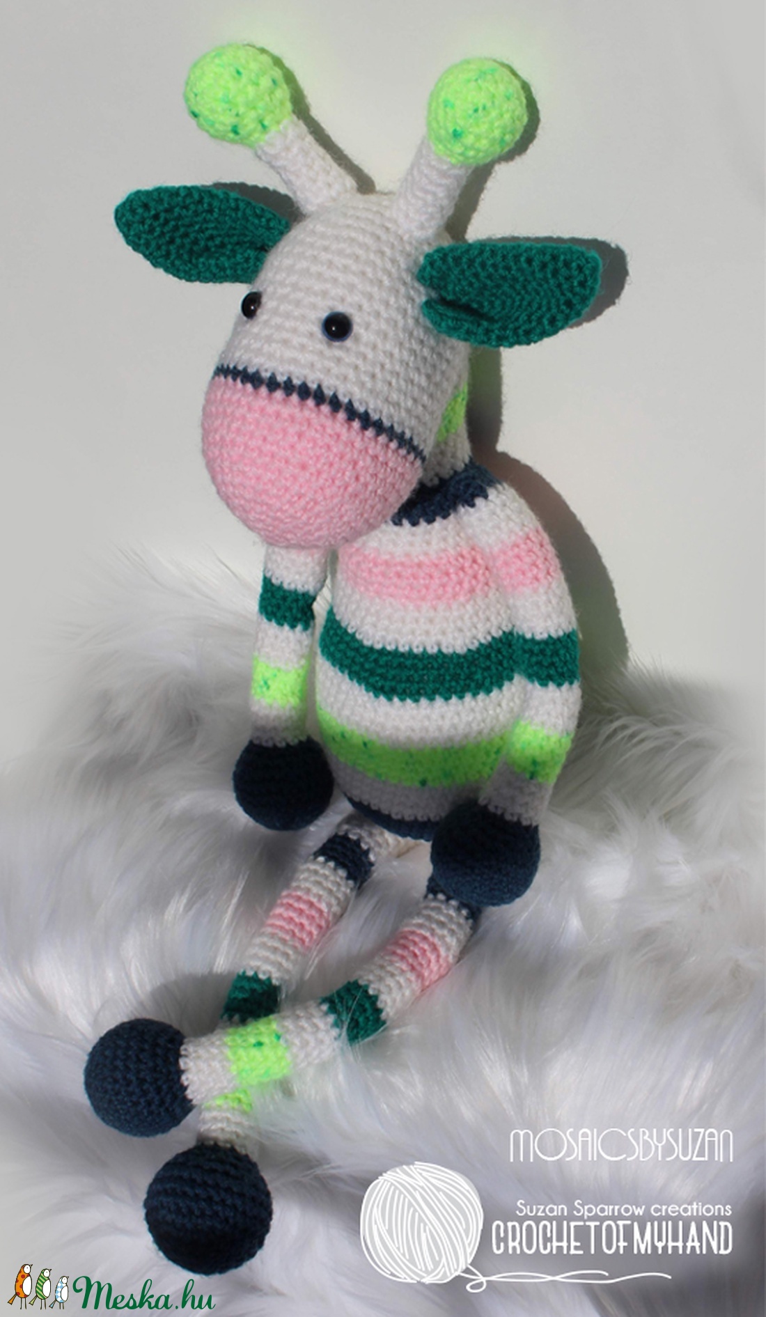 Horgolt zsiráf amigurumi - Rose - játék & sport - plüssállat & játékfigura - zsiráf - Meska.hu Horgolt zsiráf amigurumi - Rose - játék & sport - plüssállat & játékfigura - zsiráf - Meska.hu