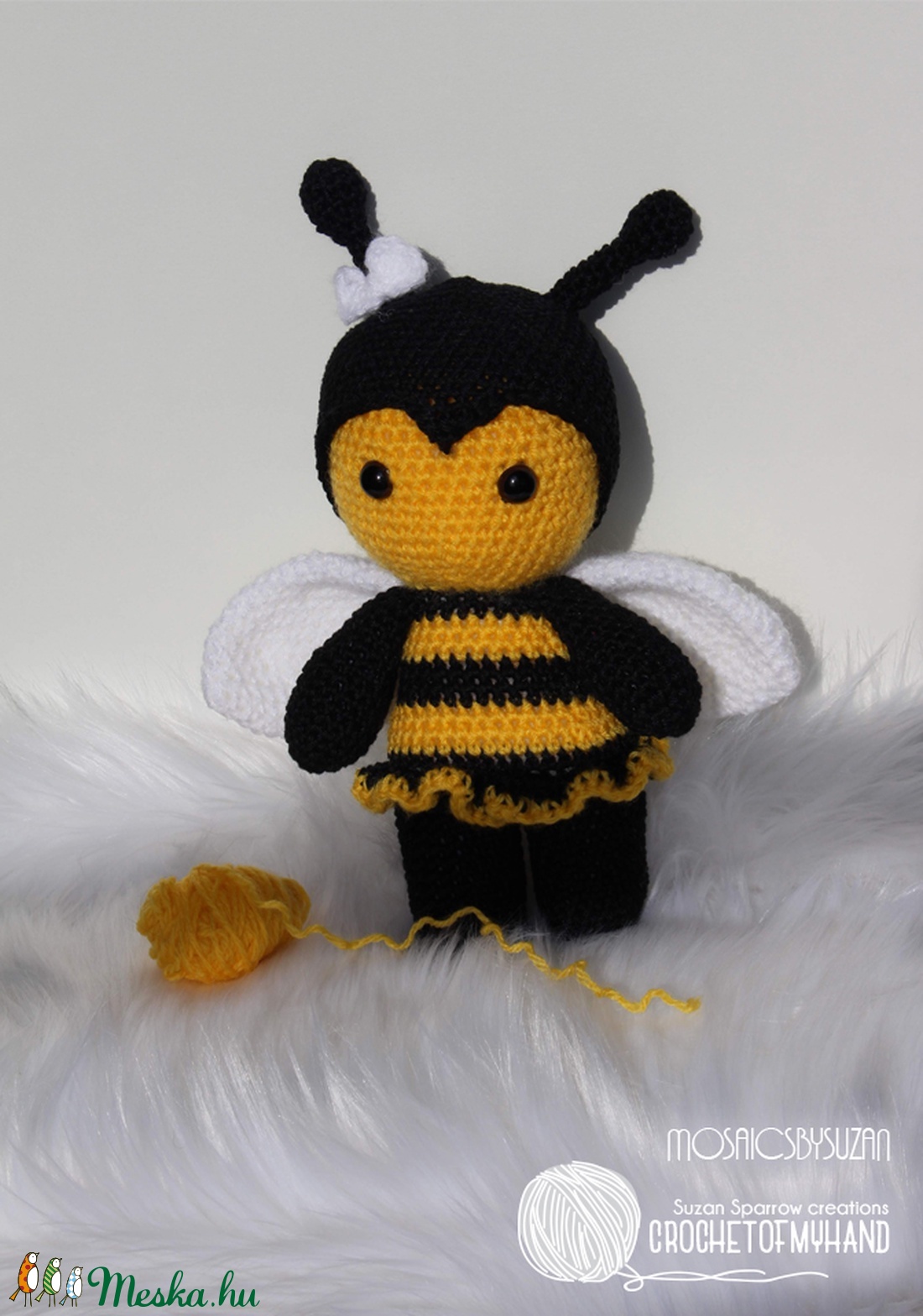 Horgolt méhecske amigurumi - Zümi Zelma - - Meska.hu Horgolt méhecske amigurumi - Zümi Zelma - - Meska.hu