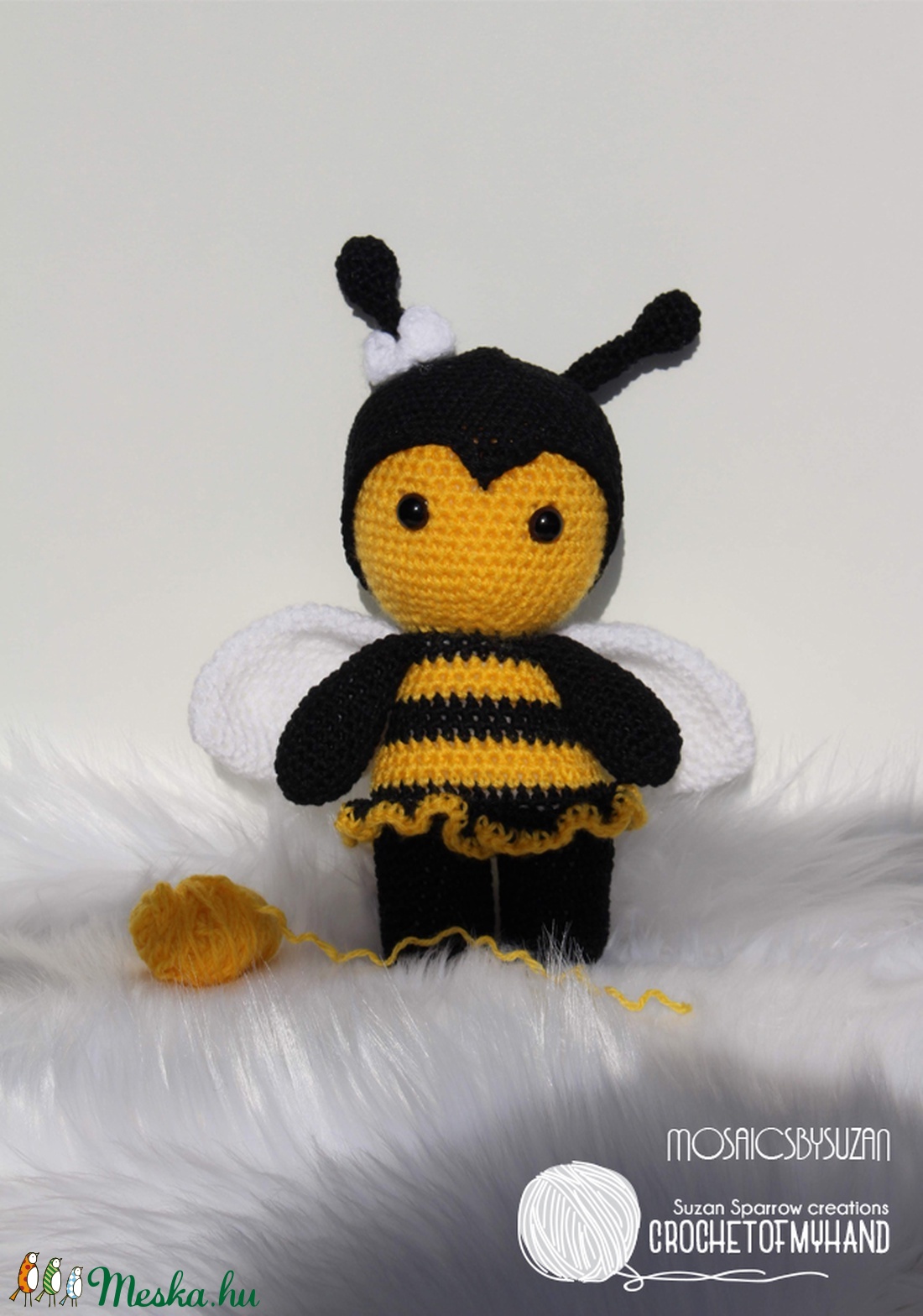 Horgolt méhecske amigurumi - Zümi Zelma - - Meska.hu Horgolt méhecske amigurumi - Zümi Zelma - - Meska.hu