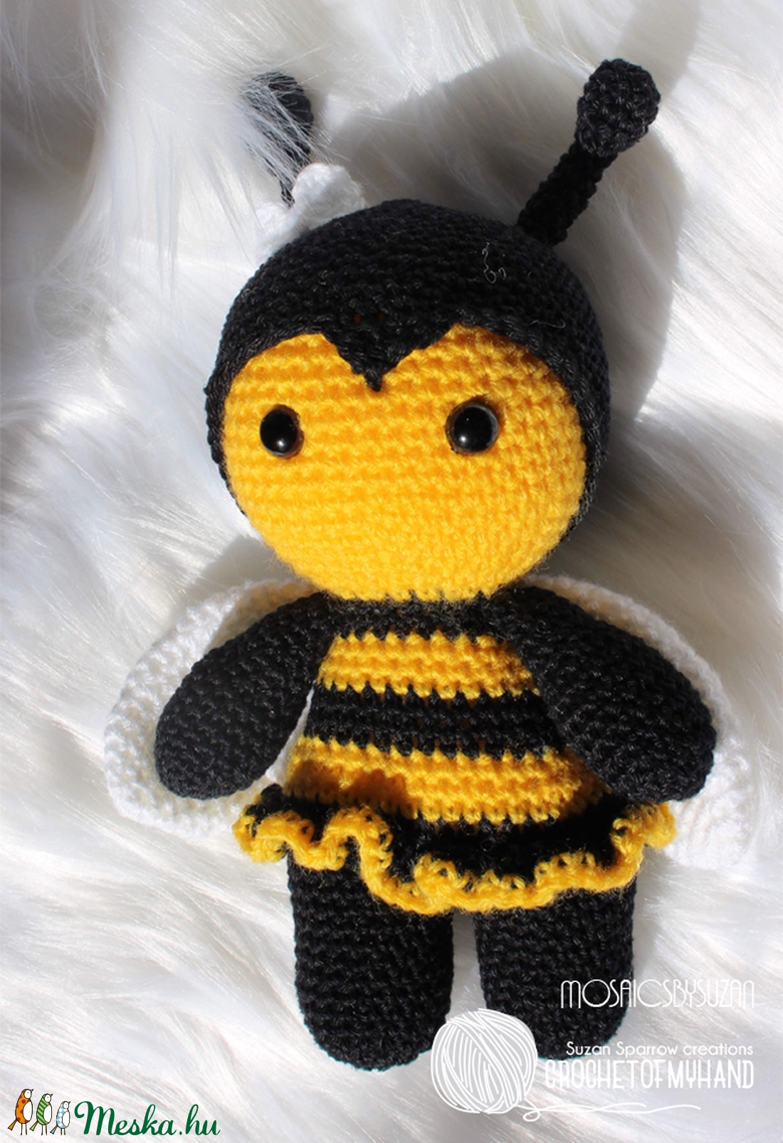 Horgolt méhecske amigurumi - Zümi Zelma - - Meska.hu Horgolt méhecske amigurumi - Zümi Zelma - - Meska.hu