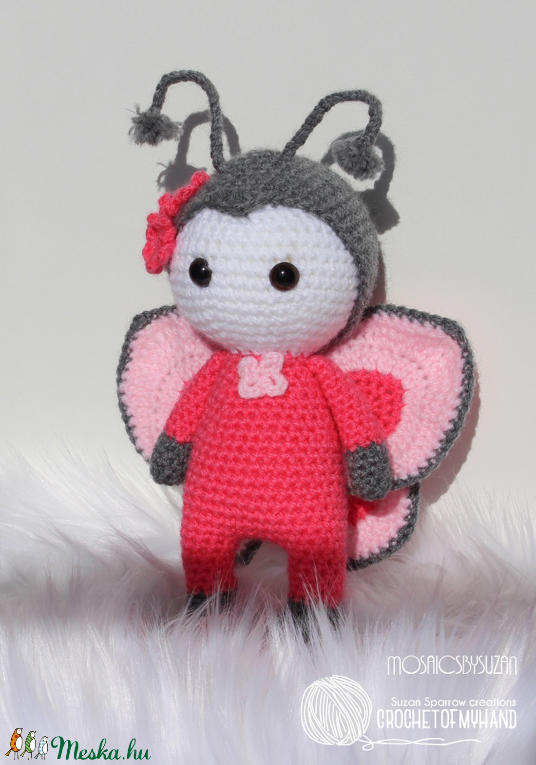 Horgolt pillangó baba amigurumi - Pillangó Panna - - Meska.hu Horgolt pillangó baba amigurumi - Pillangó Panna - - Meska.hu