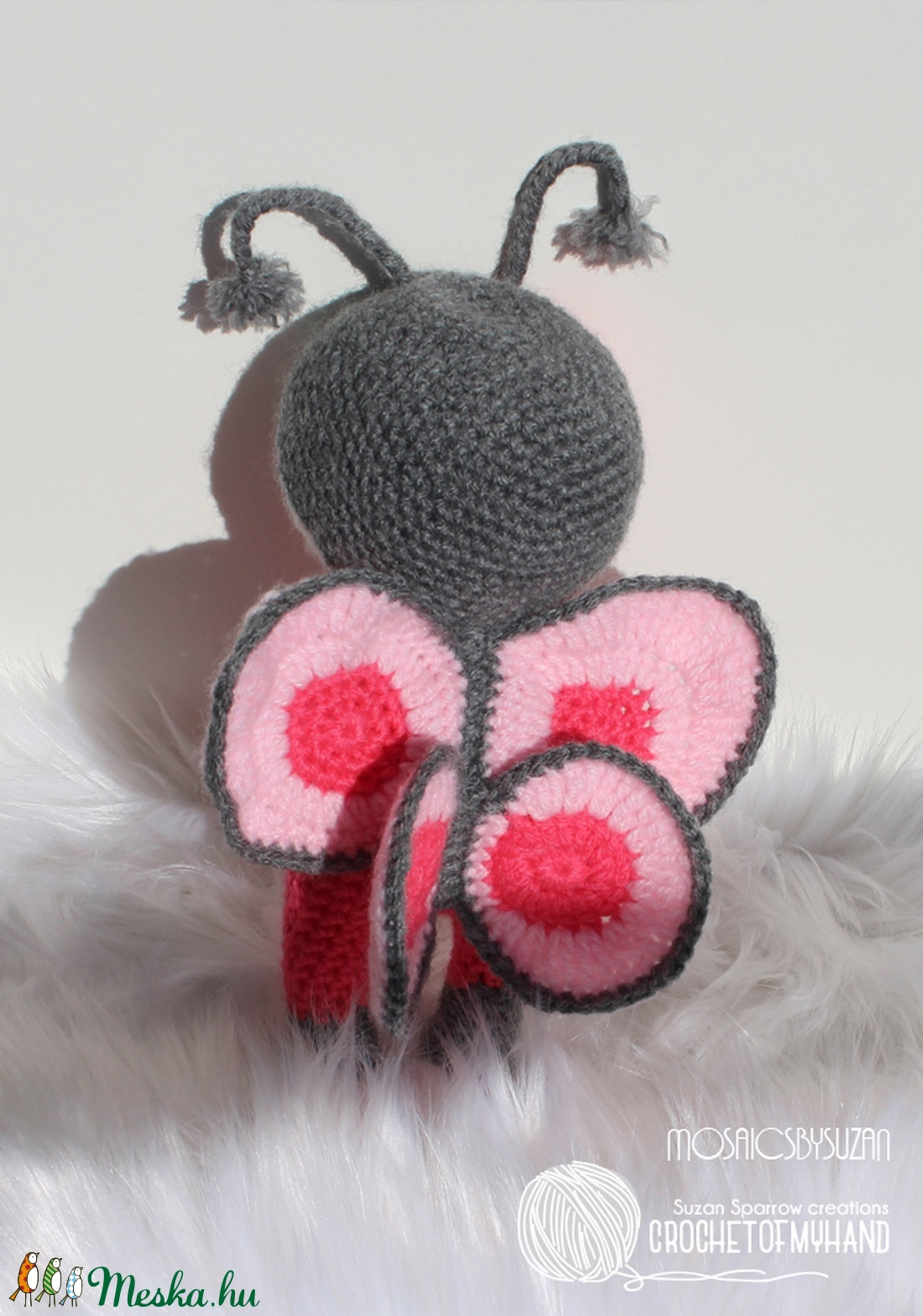 Horgolt pillangó baba amigurumi - Pillangó Panna - - Meska.hu Horgolt pillangó baba amigurumi - Pillangó Panna - - Meska.hu