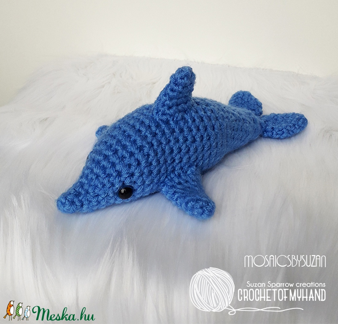 Horgolt delfin amigurumi - Dorka - - Meska.hu Horgolt delfin amigurumi - Dorka - - Meska.hu