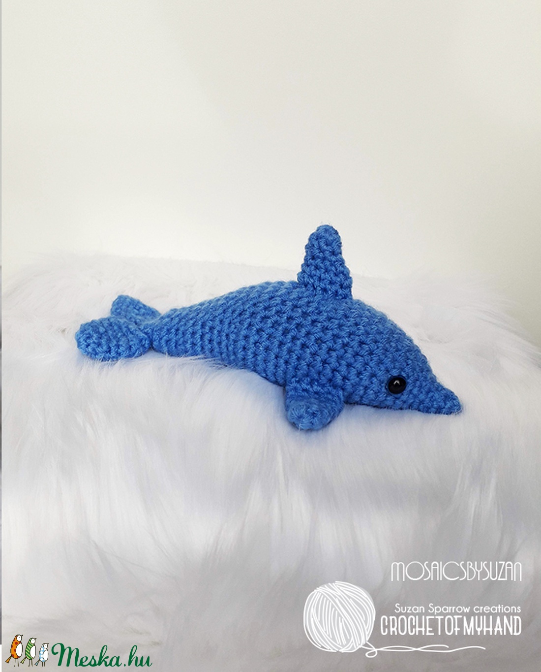 Horgolt delfin amigurumi - Dorka - - Meska.hu Horgolt delfin amigurumi - Dorka - - Meska.hu