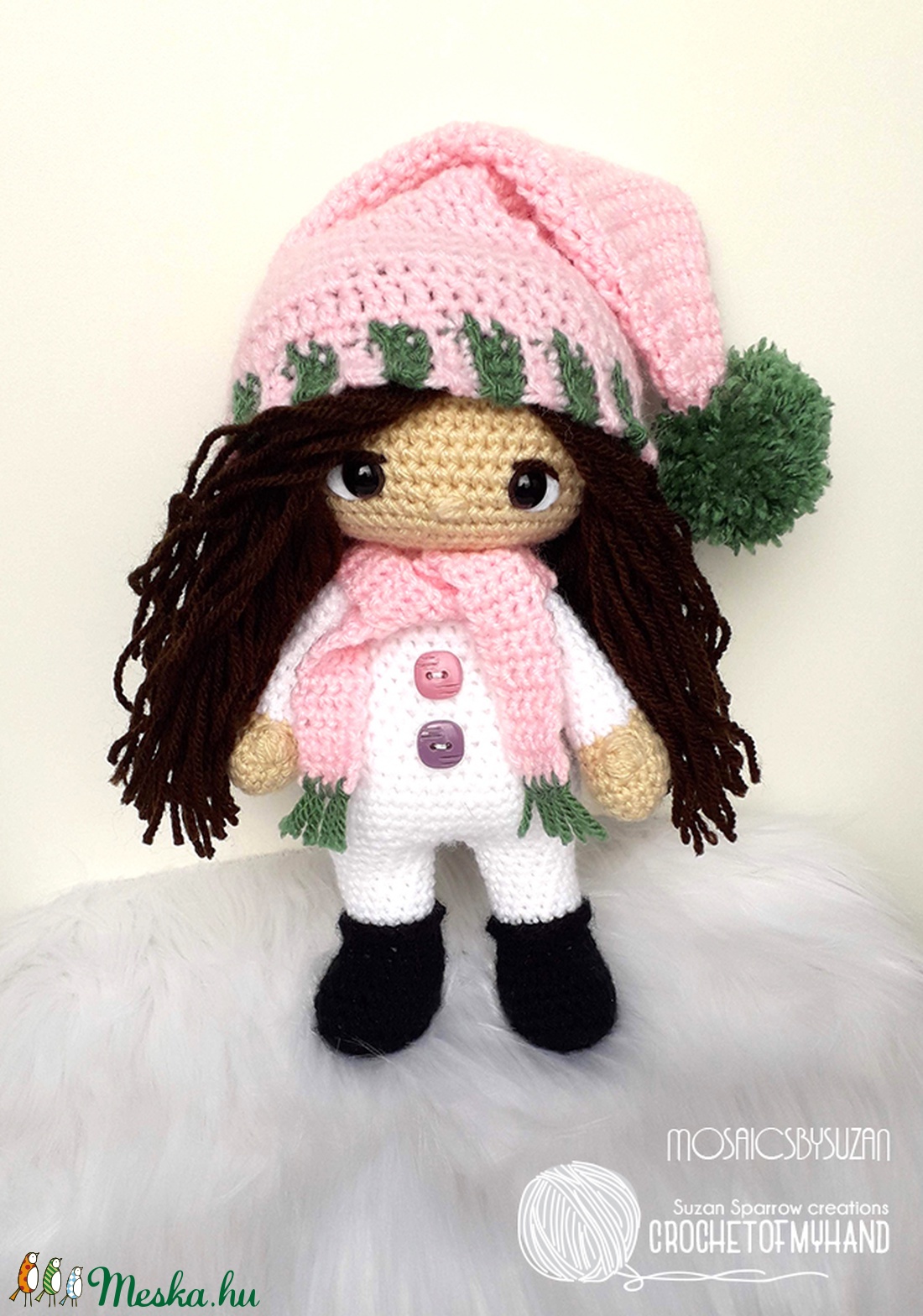 Horgolt baba amigurumi - Zsuzsi baba -  - Meska.hu