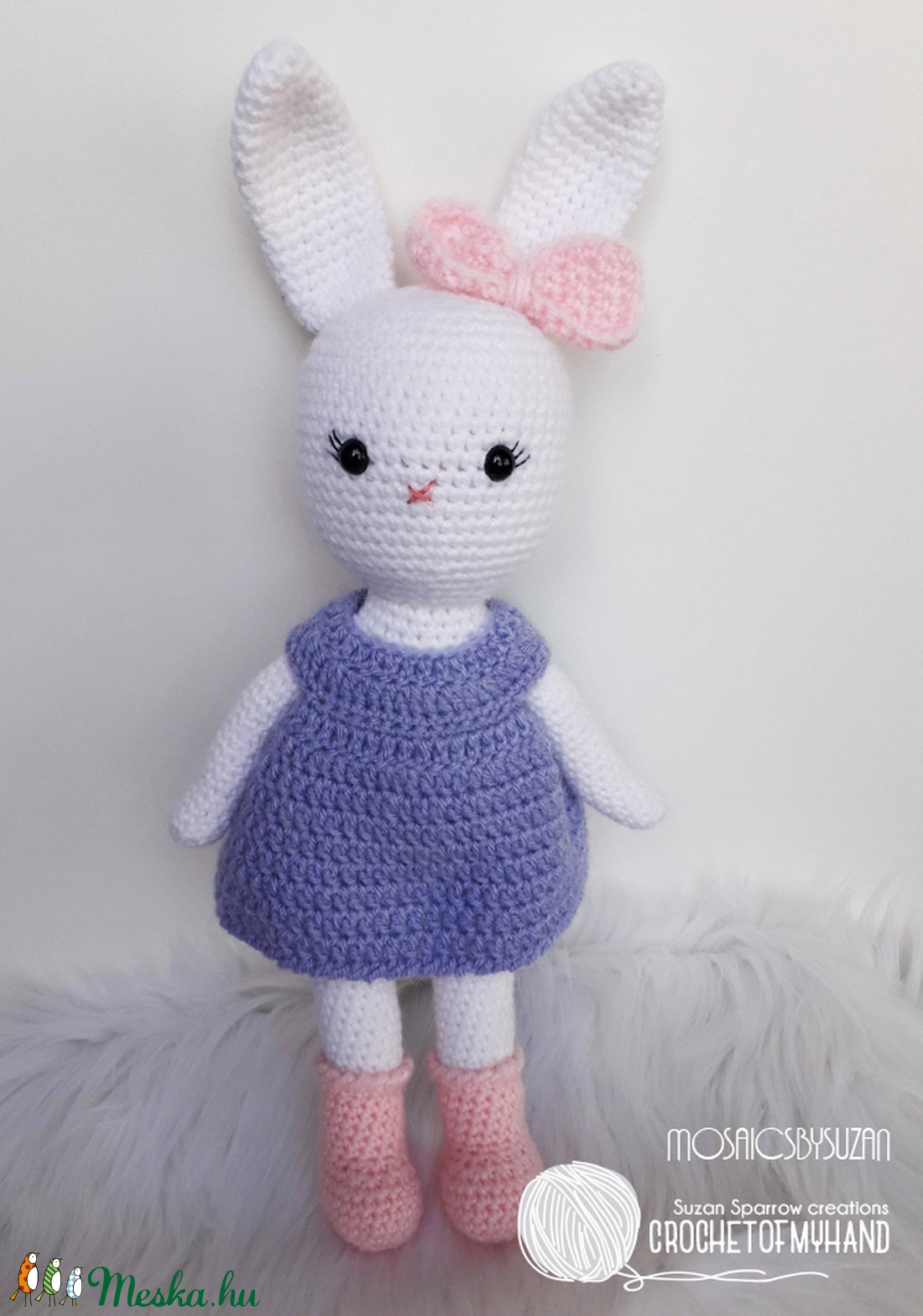 Horgolt nyuszi amigurumi - Lili - játék & sport - plüssállat & játékfigura - nyuszi - Meska.hu Horgolt nyuszi amigurumi - Lili - játék & sport - plüssállat & játékfigura - nyuszi - Meska.hu