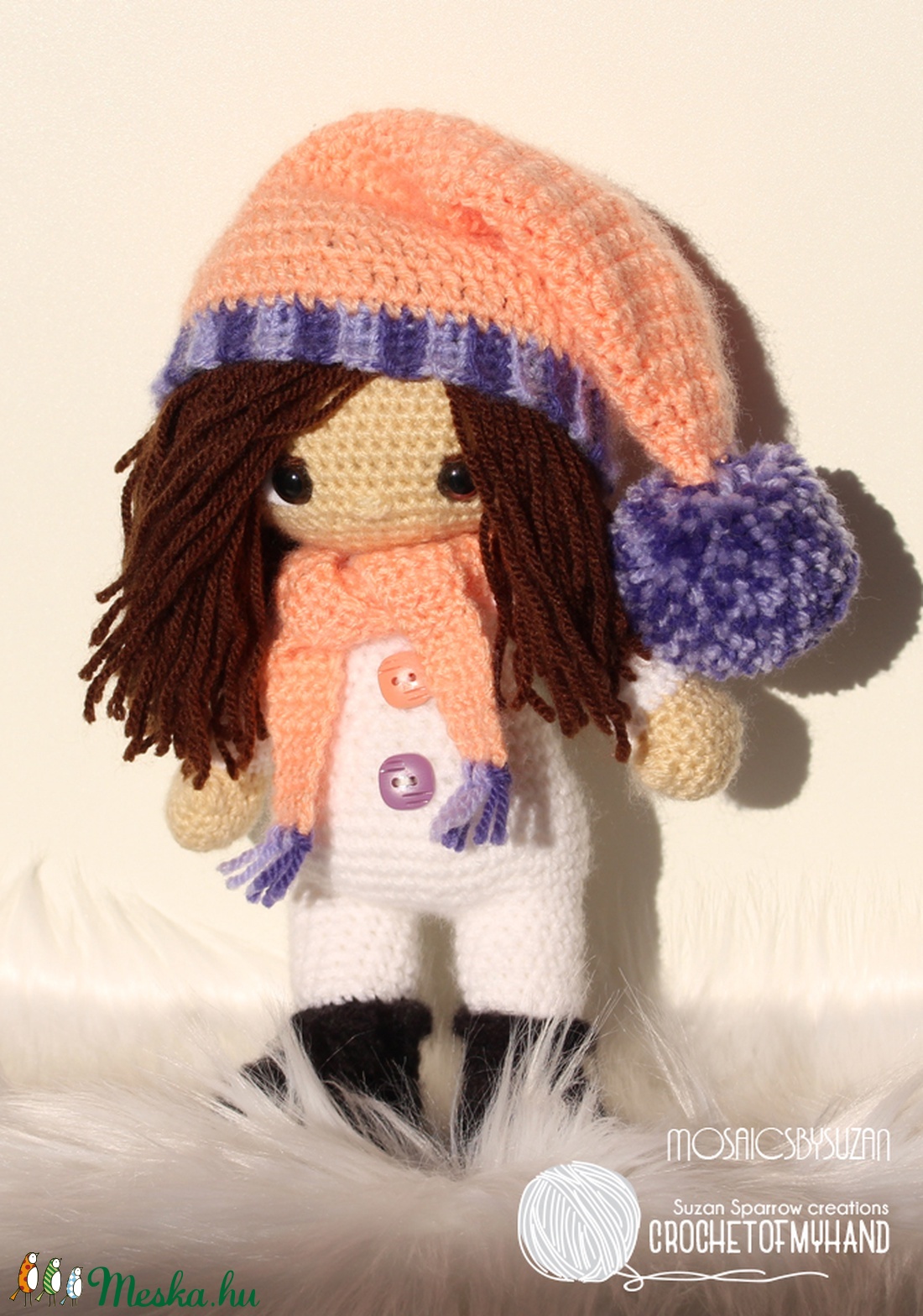 Horgolt baba amigurumi - Annabella baba - játék & sport - baba & babaház - baba - Meska.hu Horgolt baba amigurumi - Annabella baba - játék & sport - baba & babaház - baba - Meska.hu