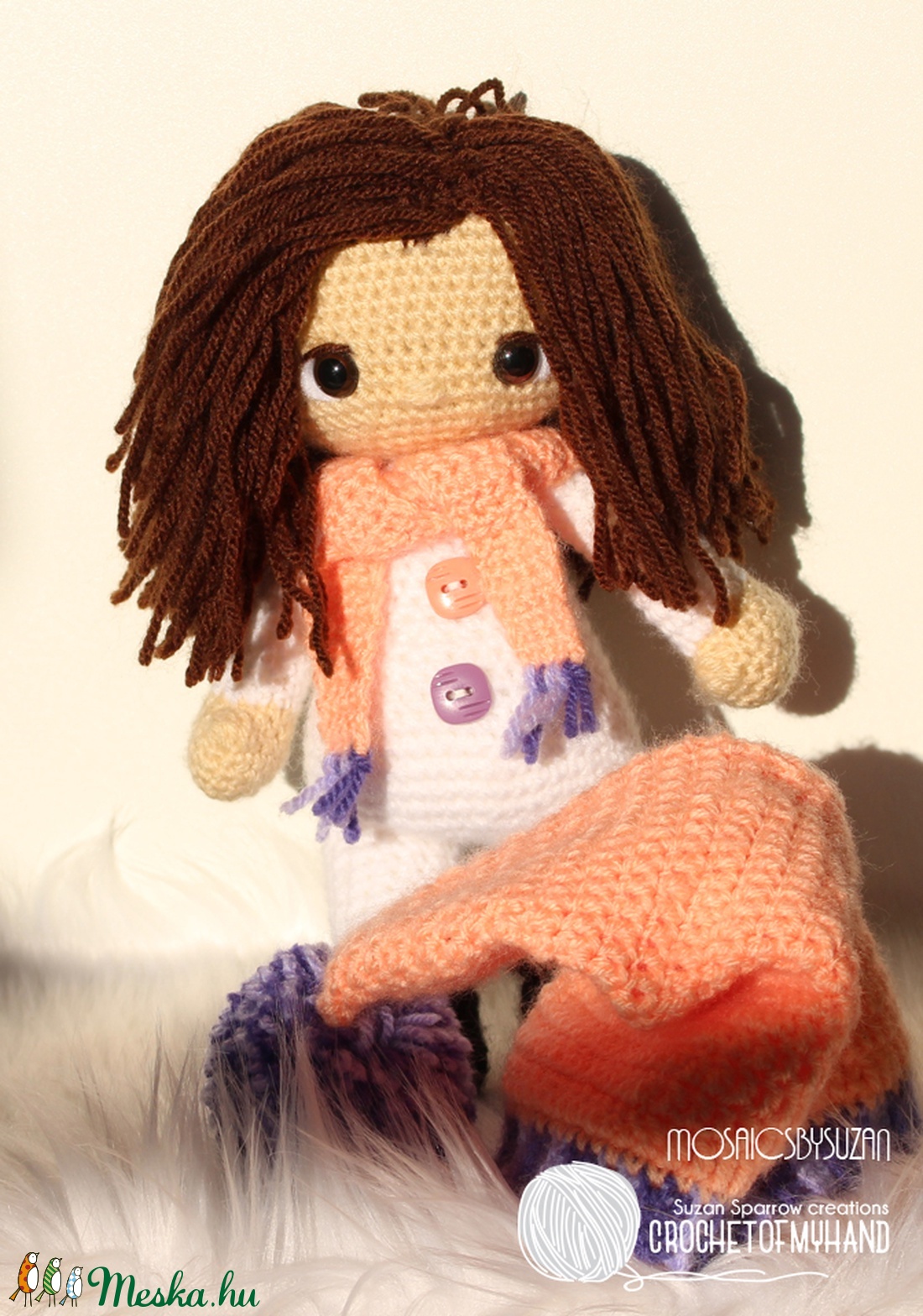 Horgolt baba amigurumi - Annabella baba - játék & sport - baba & babaház - baba - Meska.hu Horgolt baba amigurumi - Annabella baba - játék & sport - baba & babaház - baba - Meska.hu