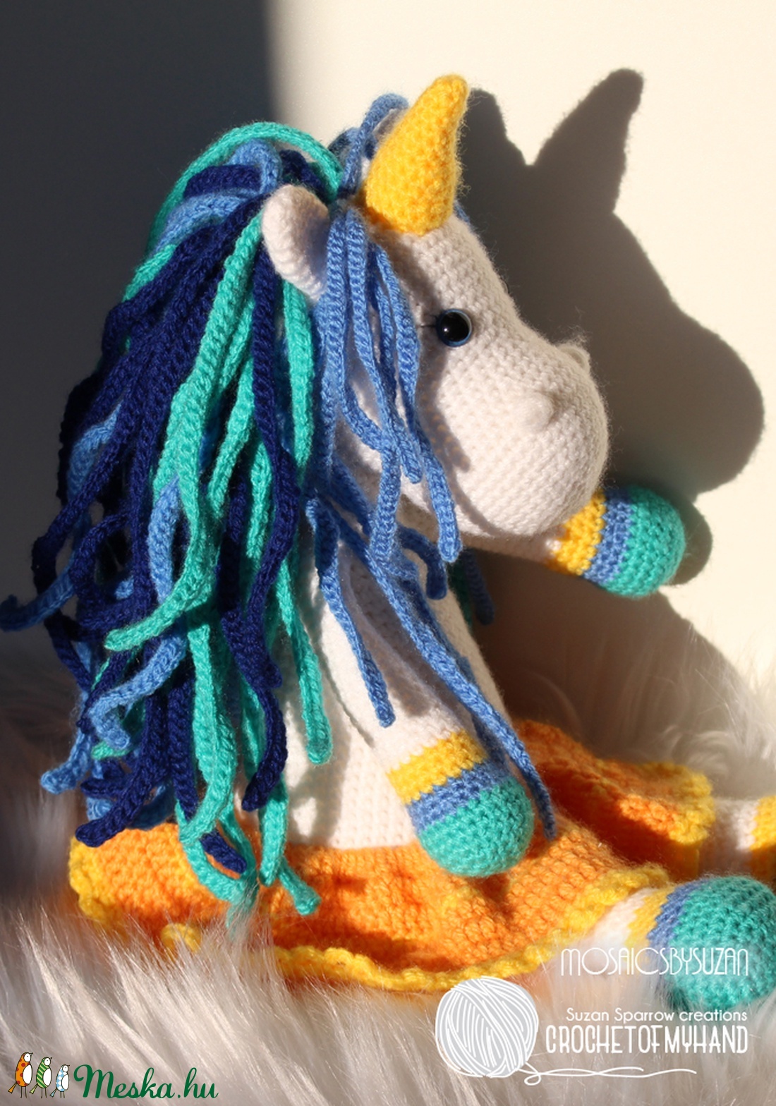 Horgolt unicornis amigurumi - Emily - játék & sport - plüssállat & játékfigura - unikornis - Meska.hu Horgolt unicornis amigurumi - Emily - játék & sport - plüssállat & játékfigura - unikornis - Meska.hu