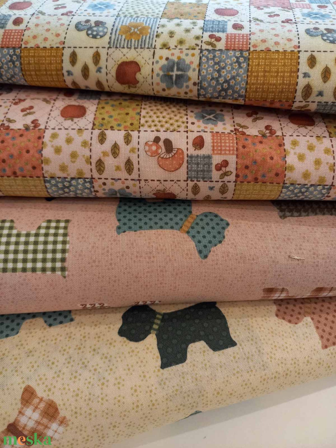 Amerikai pachwork méteráru 110cm - kellékek & szerszámok - méteráru - pamut - Meska.hu