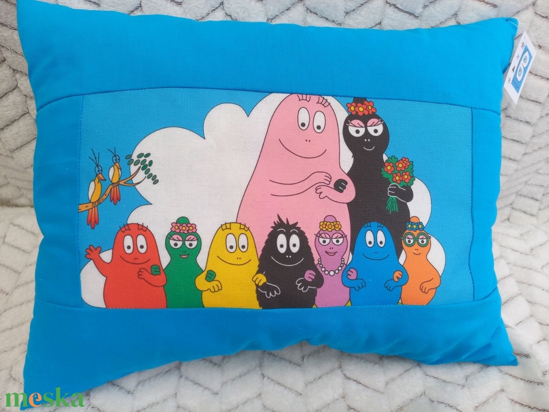 Barbapapa mesepárna kék-sötétkék - otthon & életmód - babaszoba, gyerekszoba - gyerek díszpárna - Meska.hu Barbapapa mesepárna kék-sötétkék - otthon & életmód - babaszoba, gyerekszoba - gyerek díszpárna - Meska.hu