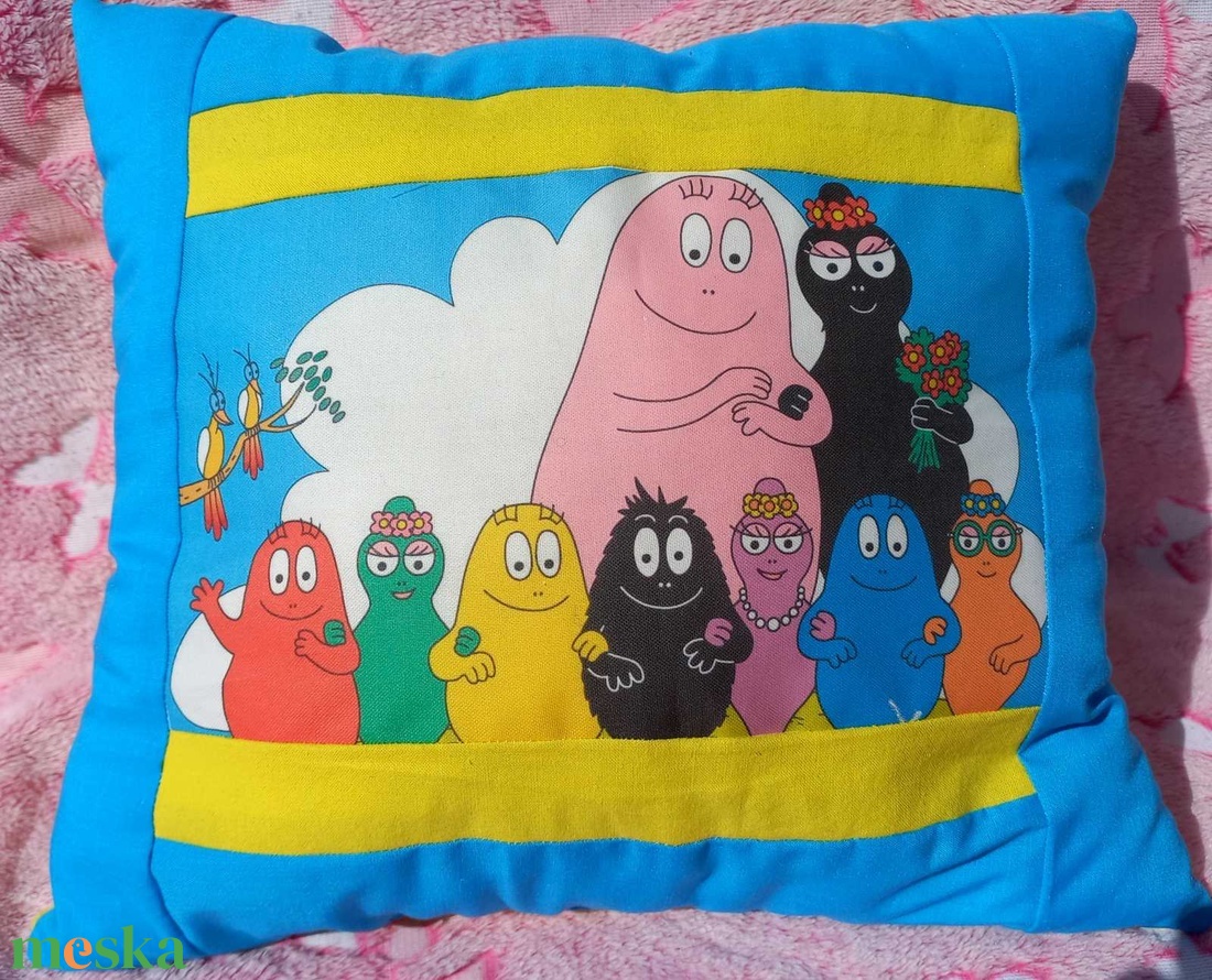 Barbapapa mesepárna kék-sötétkék - otthon & életmód - babaszoba, gyerekszoba - gyerek díszpárna - Meska.hu Barbapapa mesepárna kék-sötétkék - otthon & életmód - babaszoba, gyerekszoba - gyerek díszpárna - Meska.hu