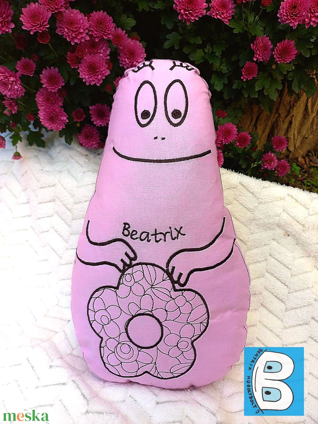Barbapapa ölelős figura pamut - játék & sport - plüssállat & játékfigura - más figura - Meska.hu