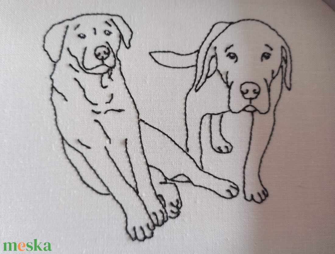 Vonalrajzból hímzés 3db-os szett - ruha & divat - női ruha - póló, felső - Meska.hu