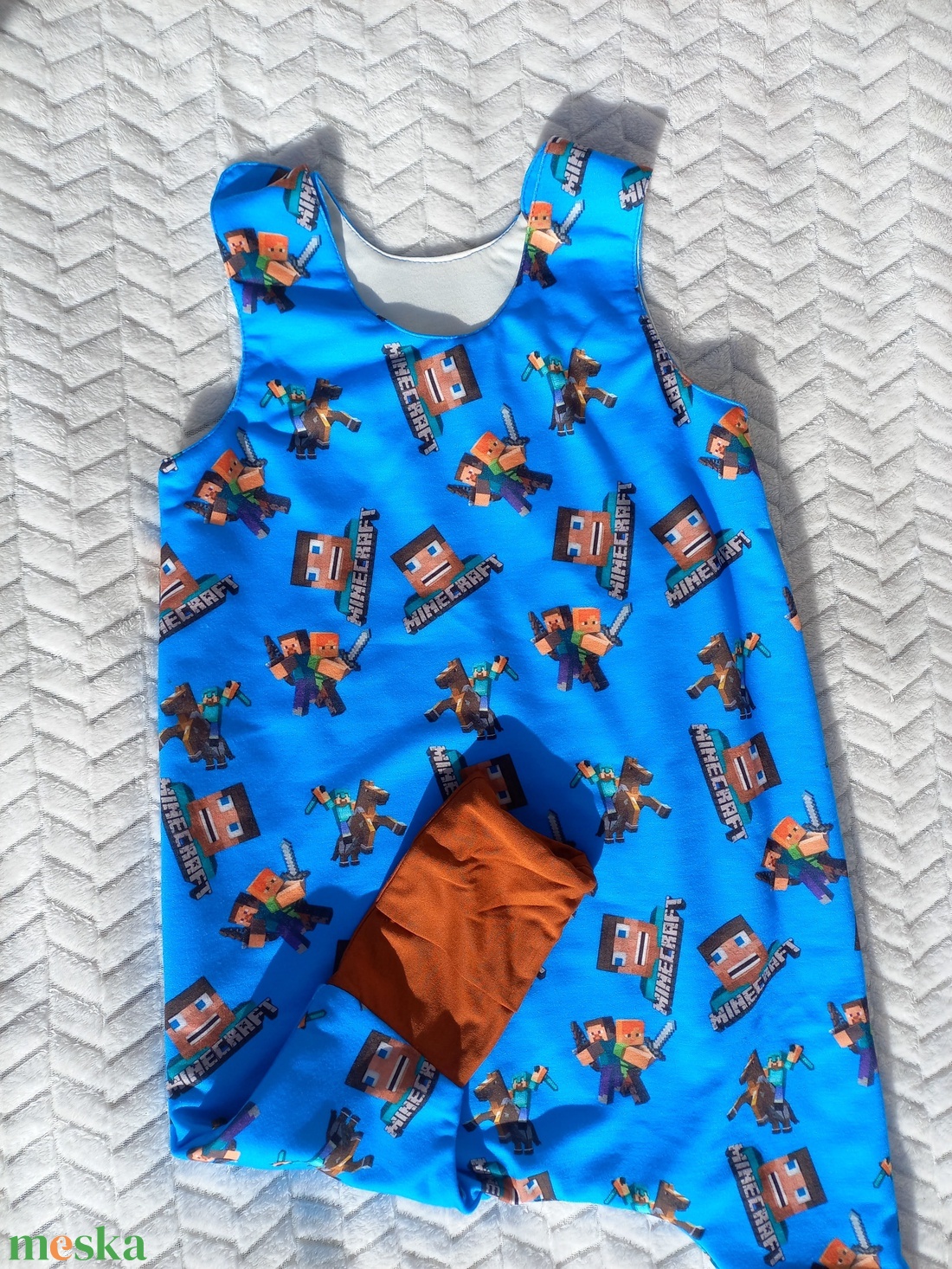 92-98 Mosolymanó tipegő hálózsák �MINECRAFT - baba - mama - babaruházat - tipegőhálózsák - Meska.hu