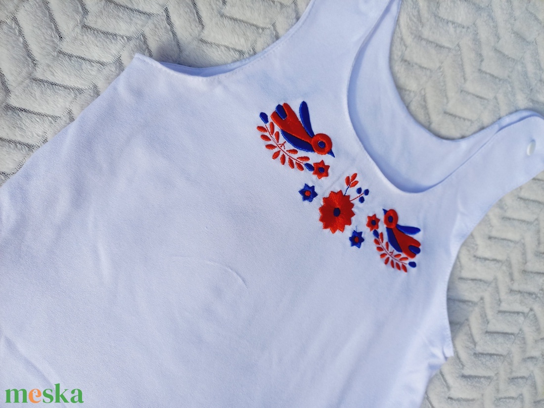 92-98 Mosolymanó tipegő hálózsák � népi, Palóc mintával hímzett - baba - mama - babaruházat - tipegőhálózsák - Meska.hu