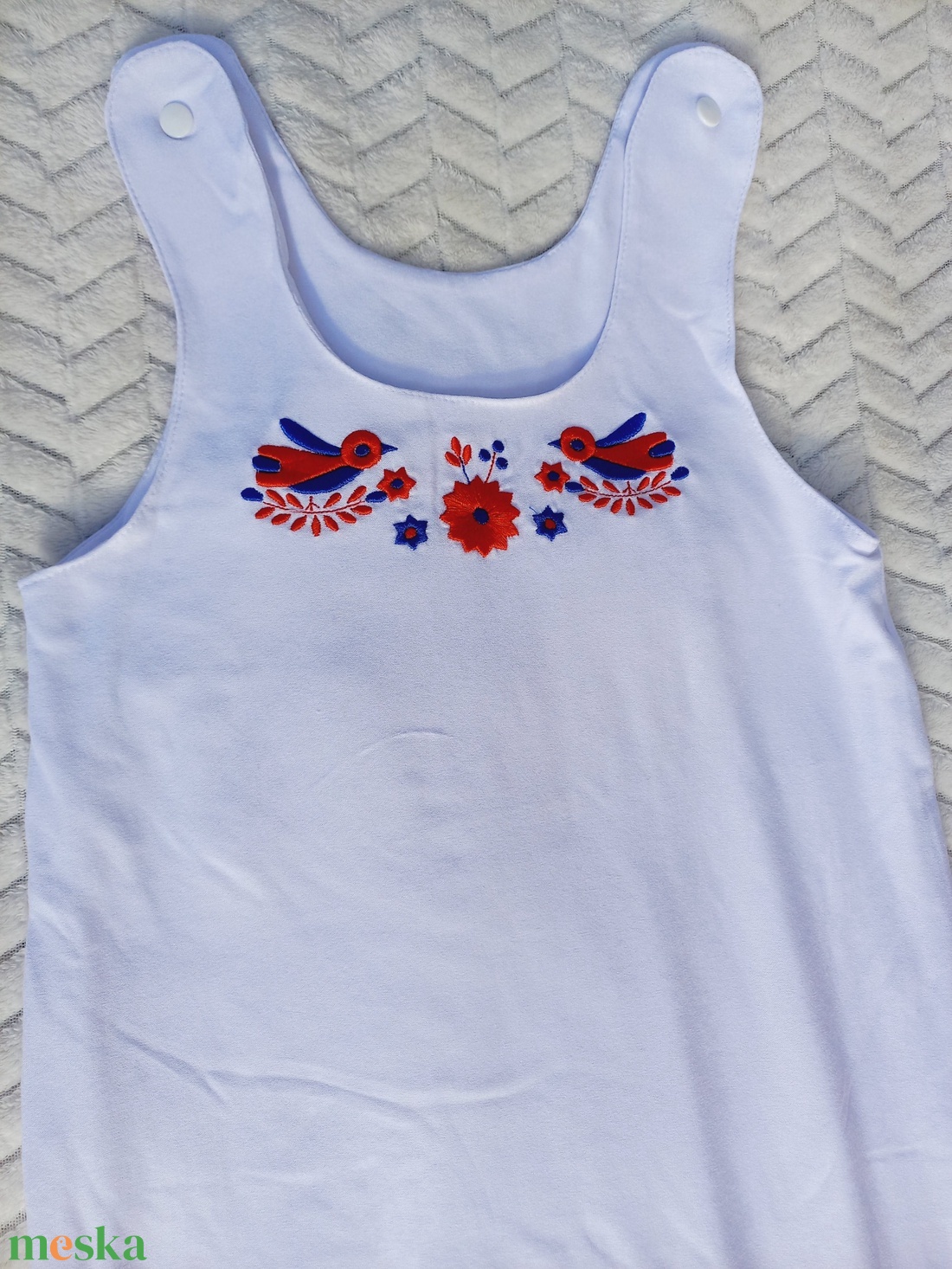 92-98 Mosolymanó tipegő hálózsák � népi, Palóc mintával hímzett - baba - mama - babaruházat - tipegőhálózsák - Meska.hu