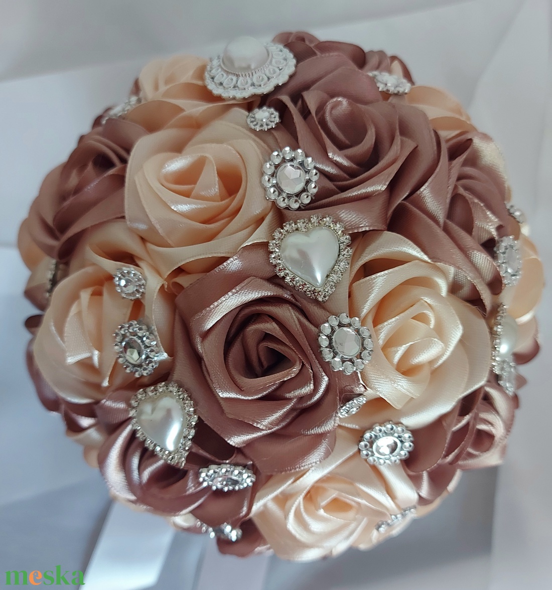 Örökcsokor - esküvő - menyasszonyi- és dobócsokor - Meska.hu