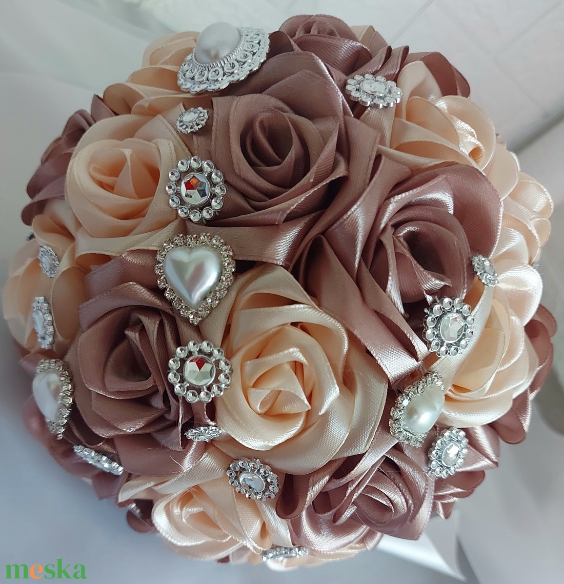 Örökcsokor - esküvő - menyasszonyi- és dobócsokor - Meska.hu