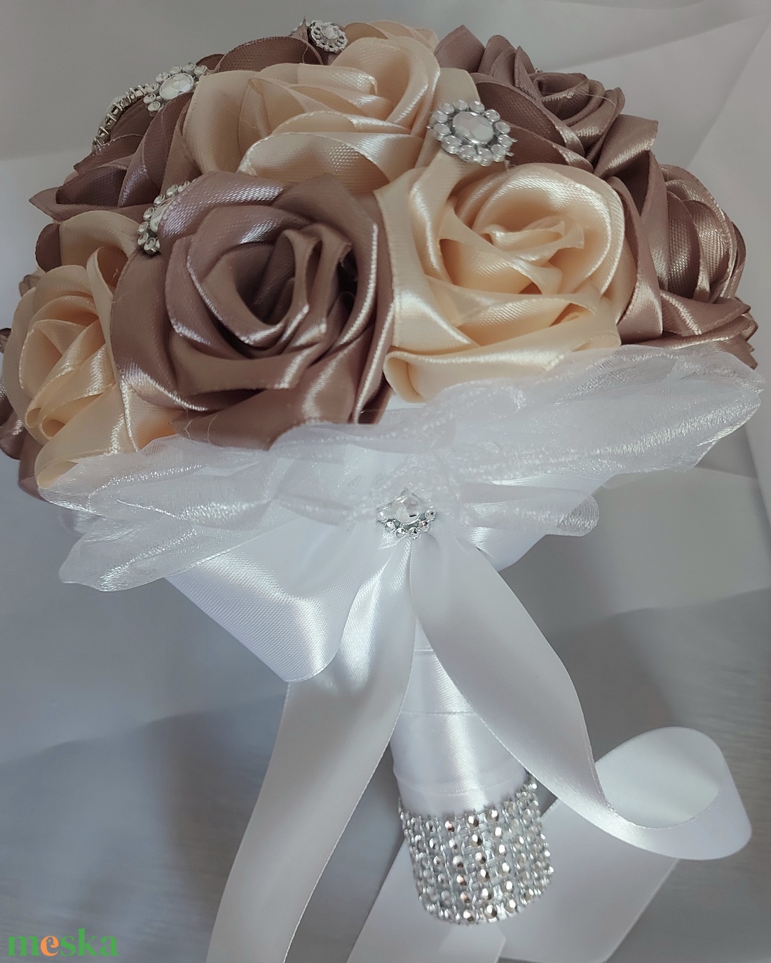 Örökcsokor - esküvő - menyasszonyi- és dobócsokor - Meska.hu