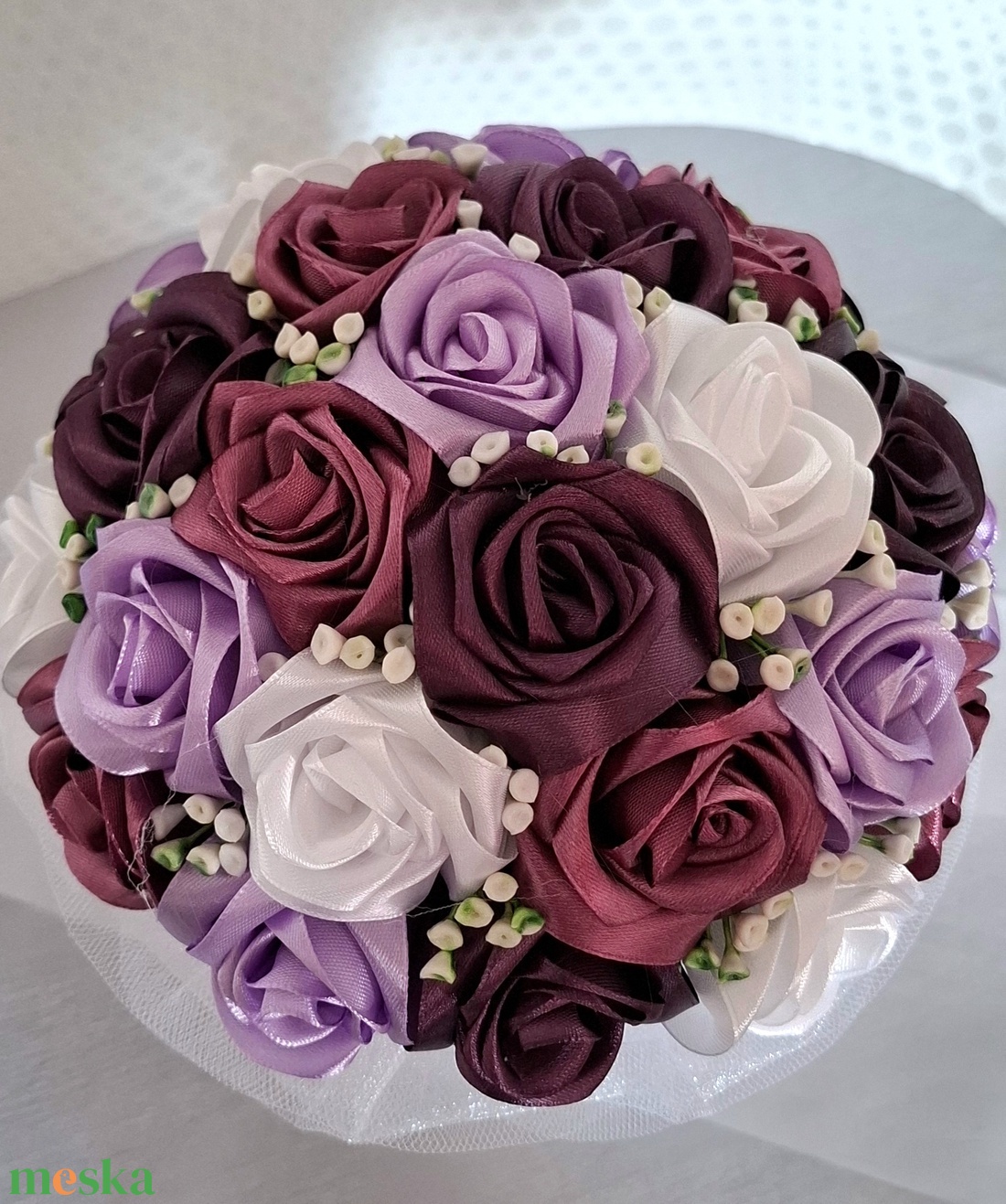 Örökcsokor - esküvő - menyasszonyi- és dobócsokor - Meska.hu