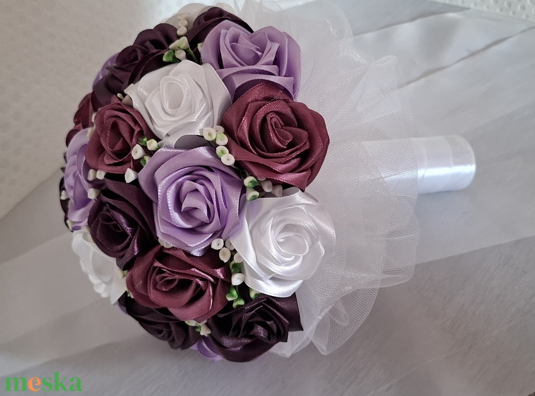 Örökcsokor - esküvő - menyasszonyi- és dobócsokor - Meska.hu