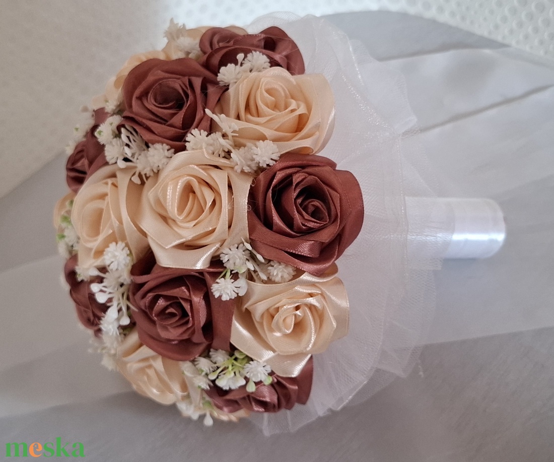 Örökcsokor - esküvő - menyasszonyi- és dobócsokor - Meska.hu