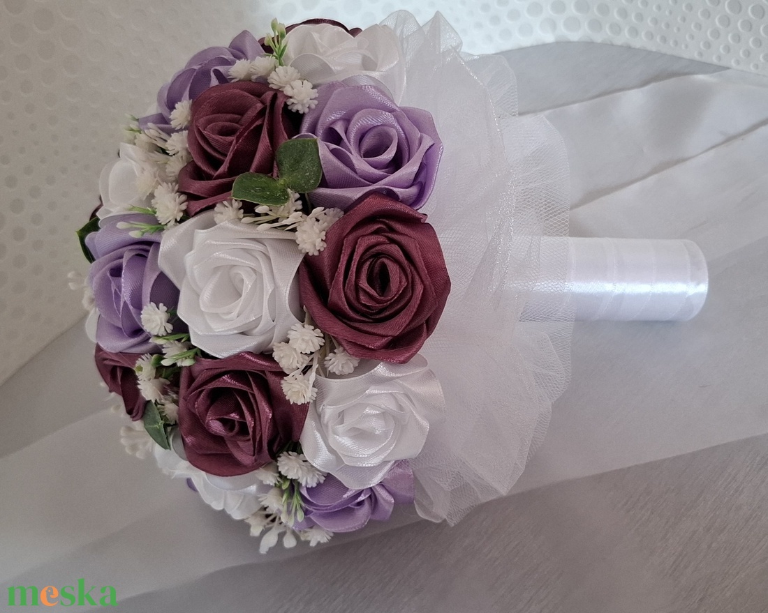 Örökcsokor - esküvő - menyasszonyi- és dobócsokor - Meska.hu