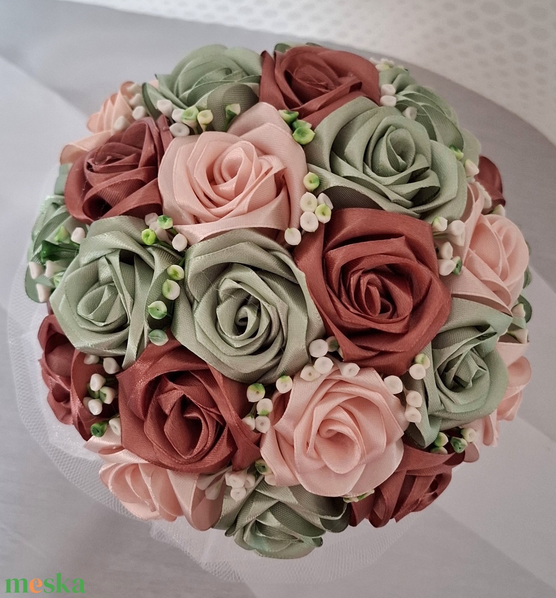 Örökcsokor - esküvő - menyasszonyi- és dobócsokor - Meska.hu