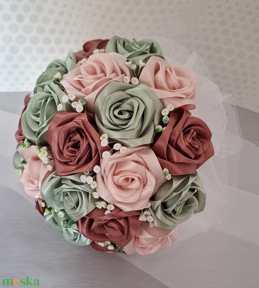 Örökcsokor - esküvő - menyasszonyi- és dobócsokor - Meska.hu