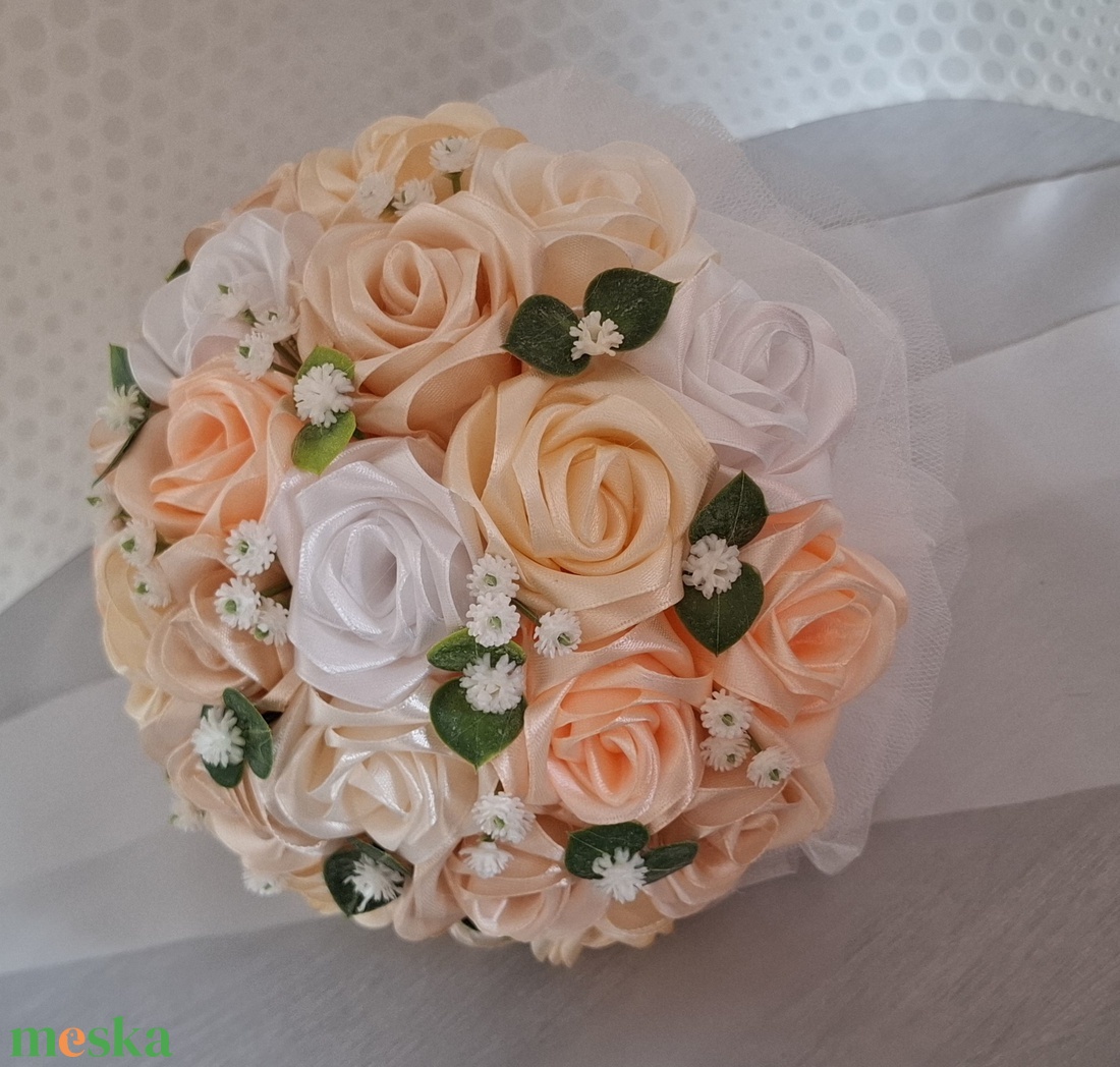 Örökcsokor - esküvő - menyasszonyi- és dobócsokor - Meska.hu