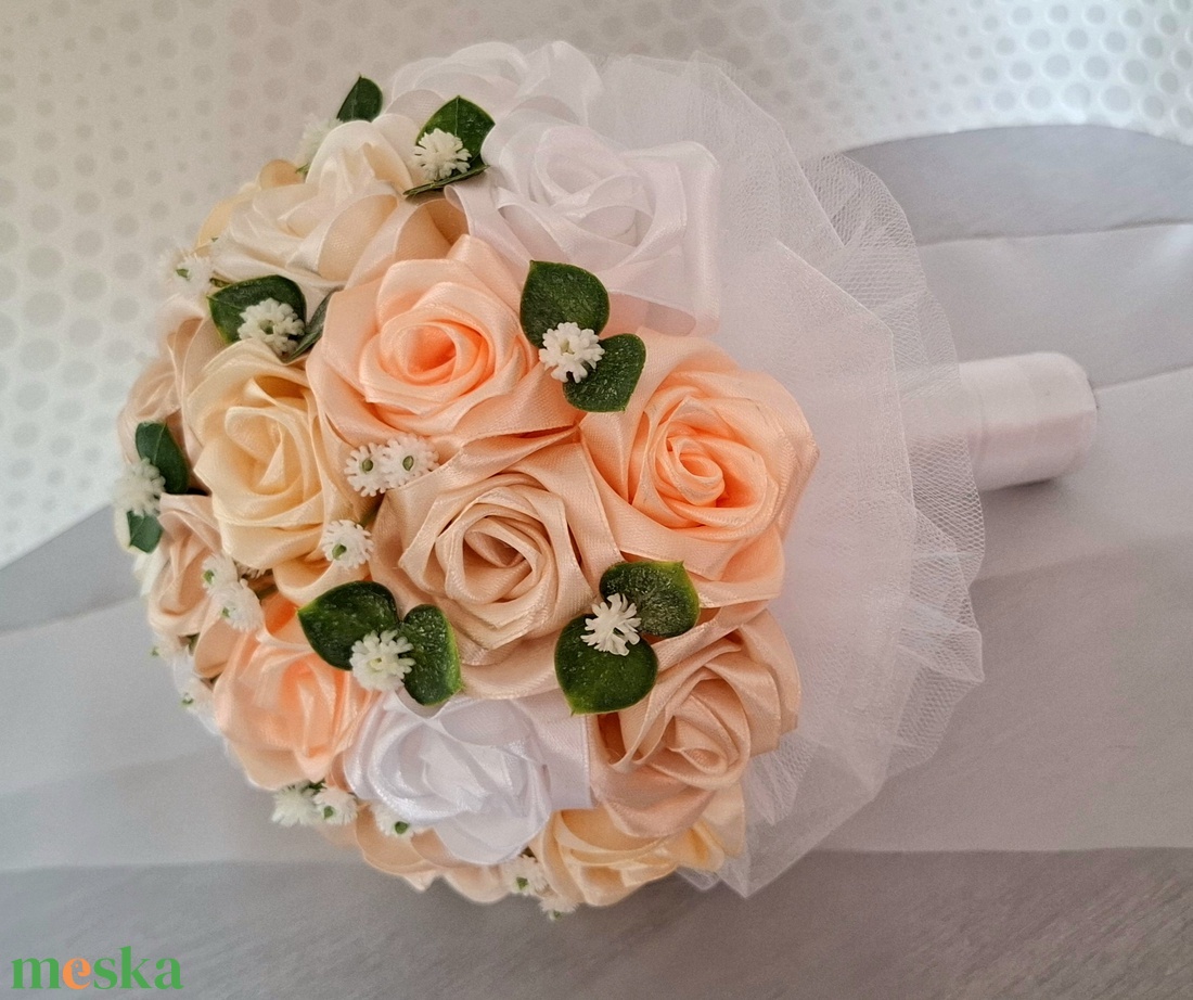Örökcsokor - esküvő - menyasszonyi- és dobócsokor - Meska.hu