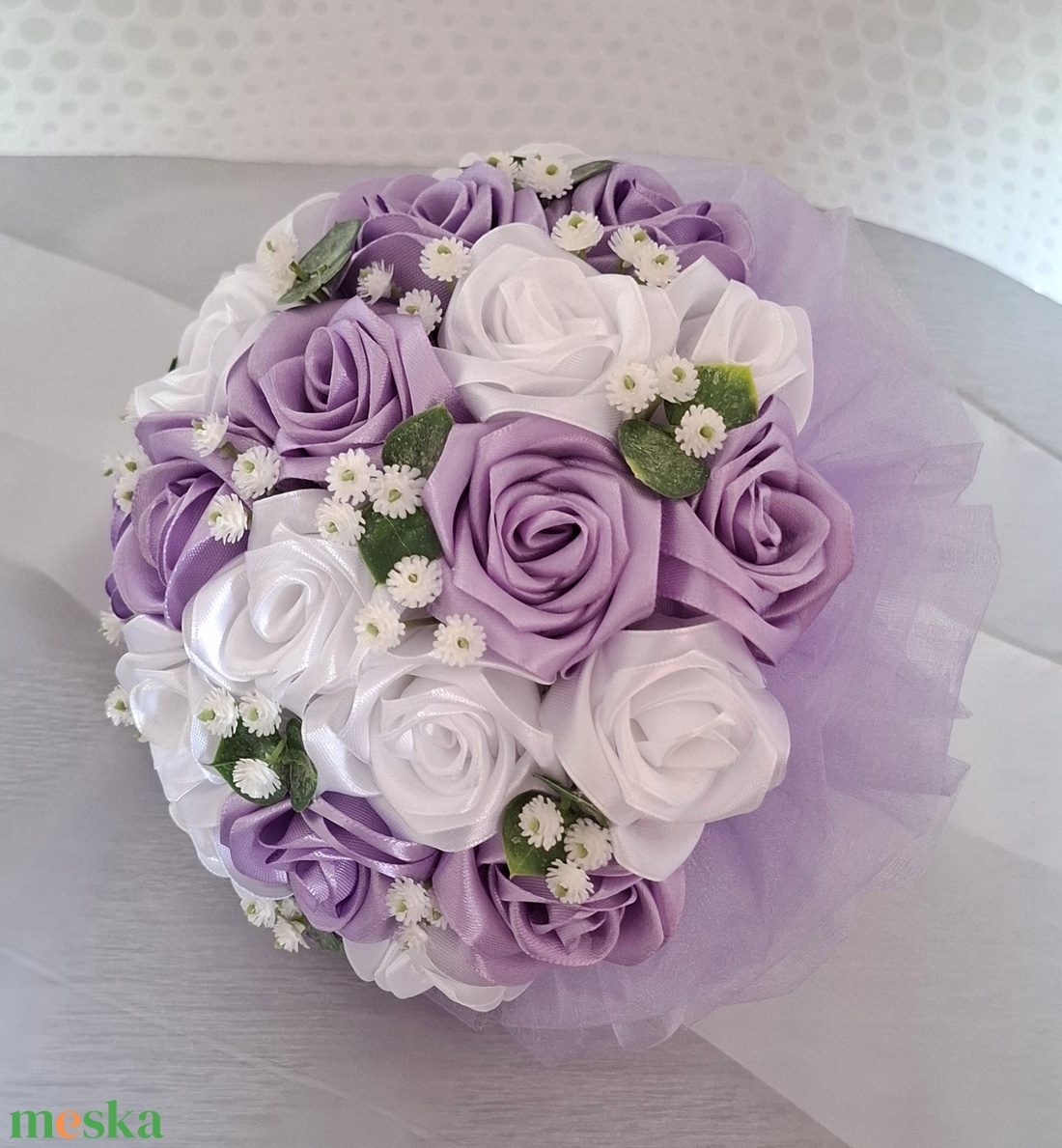 Örökcsokor - esküvő - menyasszonyi- és dobócsokor - Meska.hu