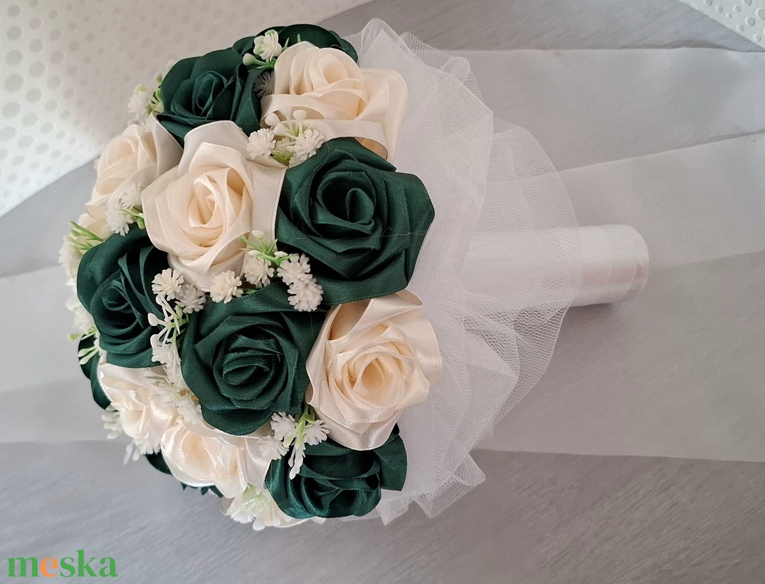 Örökcsokor - esküvő - menyasszonyi- és dobócsokor - Meska.hu